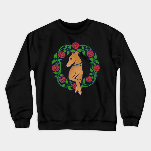 Greyhound Crewneck Sweatshirt by bubbsnugg